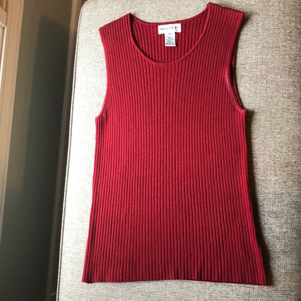 Burgundy Sleeveless sweater